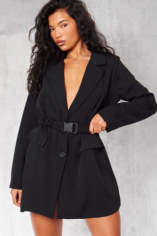 Vestido direito - Preto