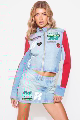 Giacca in jeans - Blu