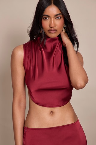 Crop top - Bordeaux