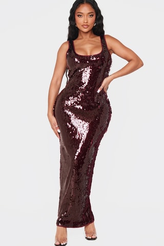 Abito lungo - Bordeaux