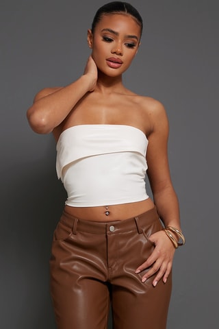 Top bustier - Bianco