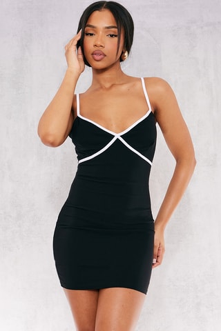 Abito taglio dritto - Nero