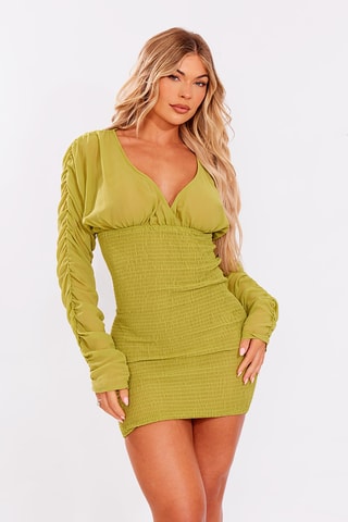 Abito a tubino - Verde oliva