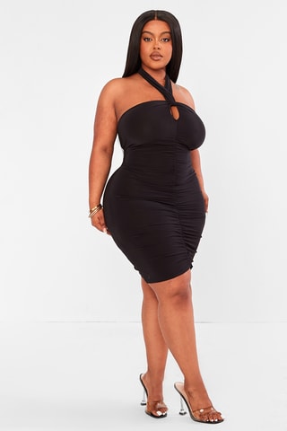 Vestido justo - Preto