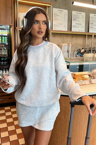 Felpa - Grigio chiaro melange