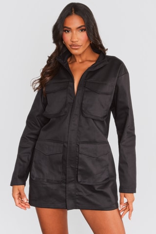 Vestido direito - Preto