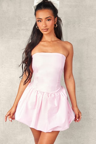 Abito bustier - Rosa