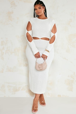 Abito taglio dritto - Bianco