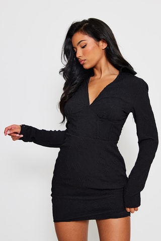 Vestido direito - Preto