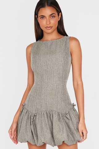 Robe boule - Gris clair