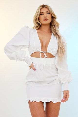 Abito a tubino - Bianco