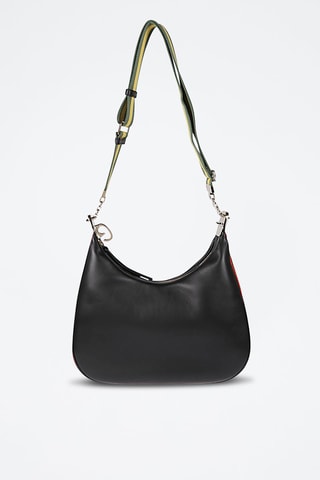 Leren Schoudertas - Rood Zwart - Gucci - 