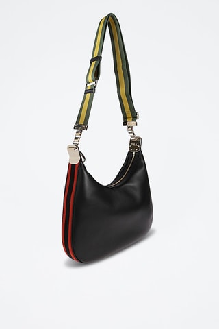 Leren Schoudertas - Rood Zwart - Gucci - 