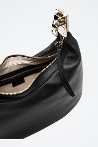 Leren Schoudertas - Rood Zwart - Gucci - 