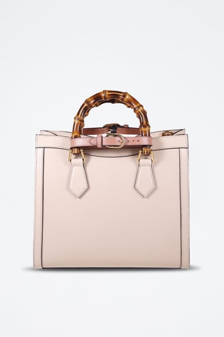 Leren Handtas - Roze - Lichtroze