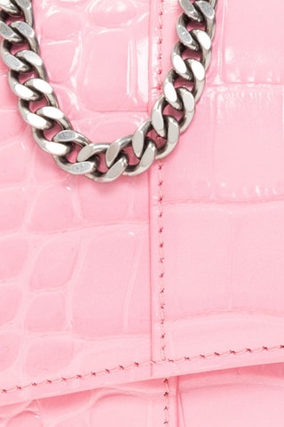 Leren Schoudertas - Roze - 