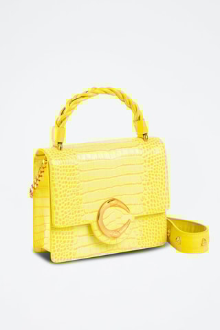 Leren Handtas - Cavalli Class - Geel
