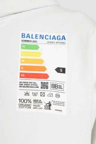 Biologisch Katoenen Sweater - Balenciaga - Wit