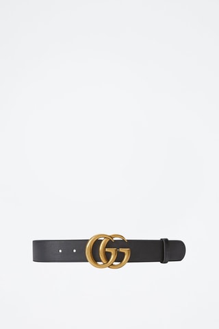 Leren Riem - Zwart - Zwart