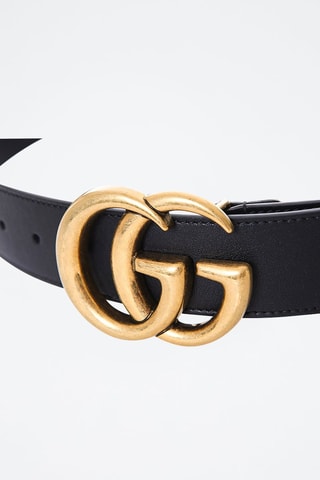 Leren Riem - Zwart - Zwart