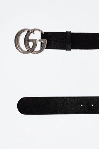 Leren Riem - Zwart - Zwart