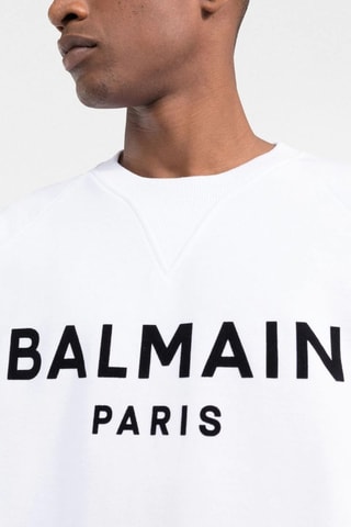 Sweater - Wit - Balmain - Wit en zwart
