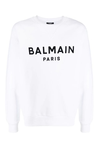 Sweater - Wit - Balmain - Wit en zwart