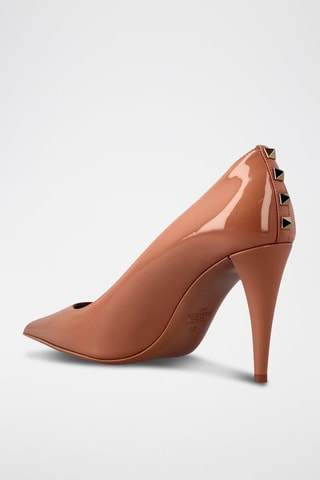 Leren Pumps Rockstud - Roze - Valentino - Roze