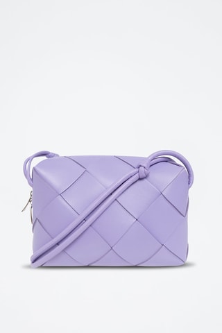 Leren Schoudertas - Rood Lichtpaars - Bottega Veneta - Paars