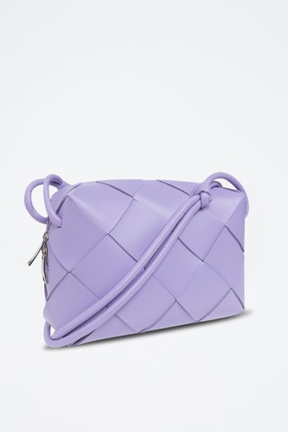 Leren Schoudertas - Rood Lichtpaars - Bottega Veneta - Paars