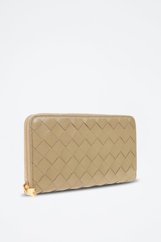 Leren Portefeuille - Beige - Bottega Veneta - Beige