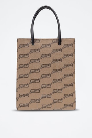 Leren Shopper - Beige en Lichtbruin - Balenciaga - Beige en bruin
