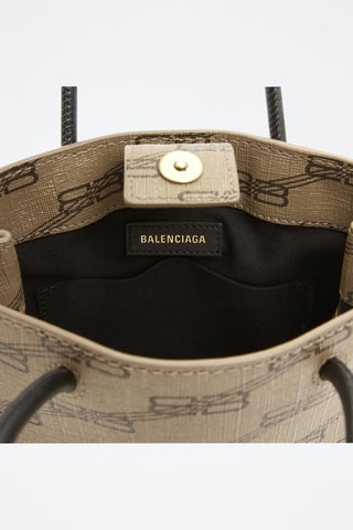 Leren Shopper - Beige en Lichtbruin - Balenciaga - Beige en bruin