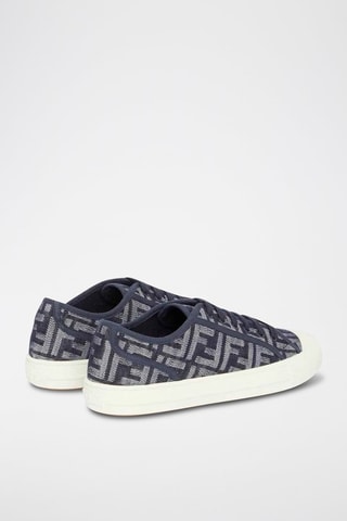 Leren Sneakers Domino - Marineblauw - Fendi - Blauw