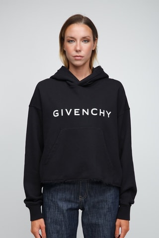 Sweater met Capuchon Archetype - Zwart - Wit en zwart