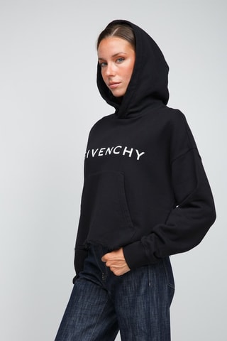 Sweater met Capuchon Archetype - Zwart - Wit en zwart