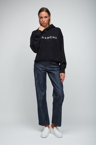 Sweater met Capuchon Archetype - Zwart - Wit en zwart