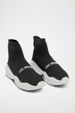 Hoge Sneakers - Zwart - Zwart