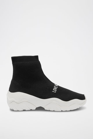 Hoge Sneakers - Zwart - Zwart