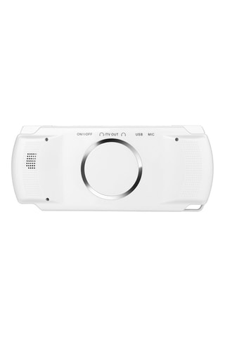 Console emulatore portatile 4.3 pollici con lettore audio e video - Bianco - TechKidz