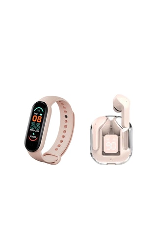 Pack Sport - Smartband EKO-Life con TWS Imagine Bluetooth 5.3 - Rosa