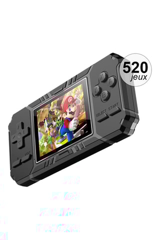 Console emulatore 520 giochi - Modello Tank - Nero - TechKidz