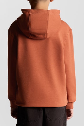 Sweat com capuz - Salmão