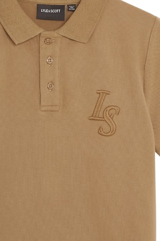 Polo regular - Castanho-claro