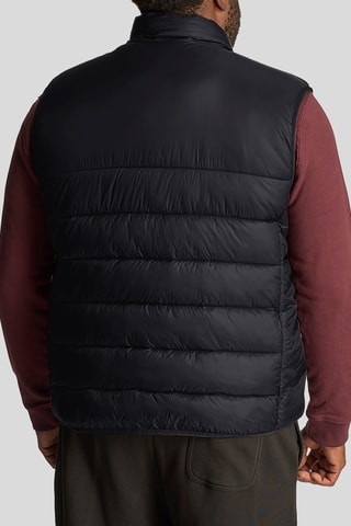 Colete acolchoado - Preto e amarelo