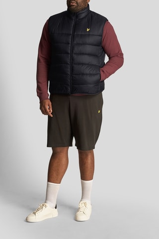 Colete acolchoado - Preto e amarelo