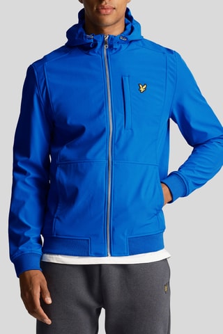 Casaco com capuz - Azul-elétrico