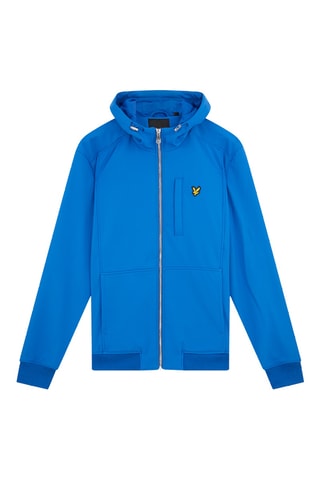 Casaco com capuz - Azul-elétrico