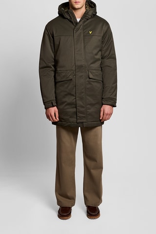 Parca com capuz - Verde azeitona