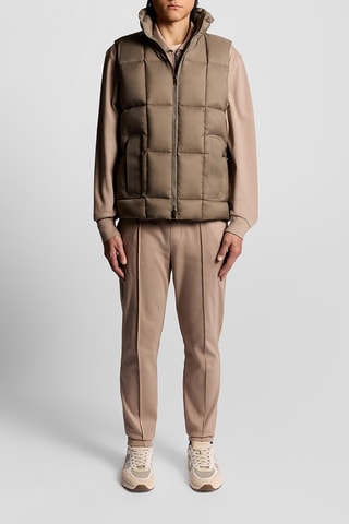 Colete acolchoado - Castanho